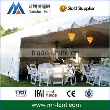 Giant waterproof white wedding tent for sale from tent factory