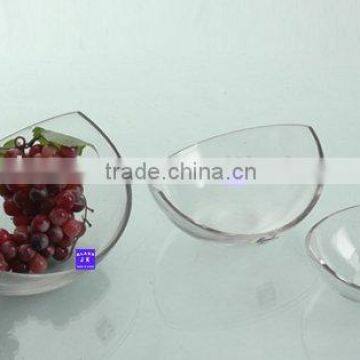 modern fruit glass bowl