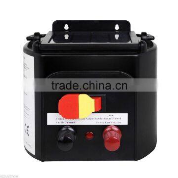 5km Solar Electric Fence Energiser Energizer Power Charger 0.15J Farm Pet Animal