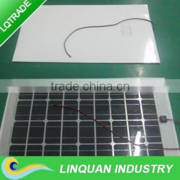 50W High efficiency Monocrystalline Semi-Flexible Solar Panel