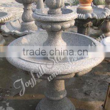 Granite Water Fountain, 2 tiers stone fountain