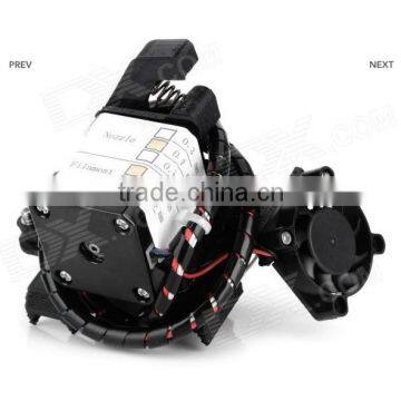 Tinda Extruder w/ J Head for RepRap Prusa Mendel 3D Printer 0.4mm/3mm Nozlle - Black