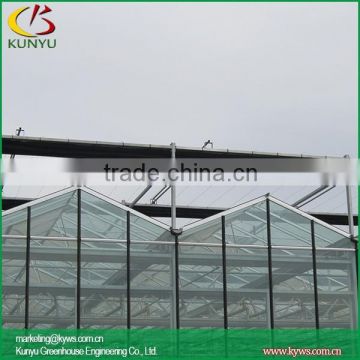 Venlo roof large greenhouse glass greenhouse with roof ventilation systems