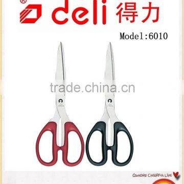 Deli Big Size Stainless steel Scissors for Office Supplies , with plastic handle