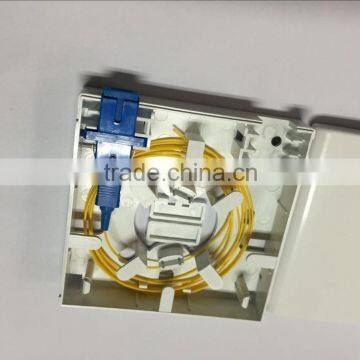 2/4 Port Ftth Indoor Fiber Box, Optical Fiber Terminal Box With sc Fiber Adaptor and sc Fiber Pigtail photo-4