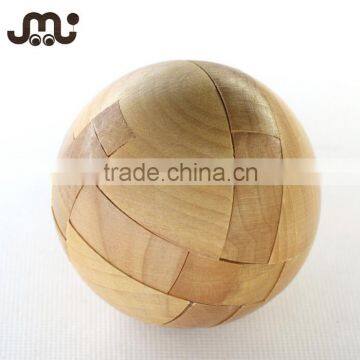 Wholesale ball shape educational wooden jigsaw puzzle