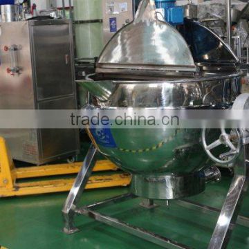 1000L titable stainless steel steam jacketed kettle