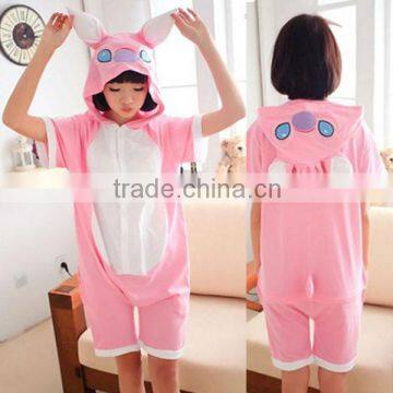 New Top Selling Pretty Space Monster Pink Stich Adult Short Sleeve Comfortable Night or Day Adult Wear