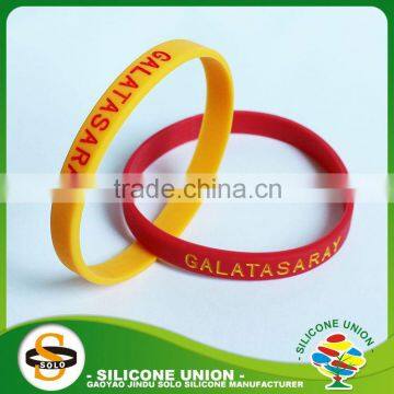 crafts rubber gift silicone bracelet full color silicone wristband