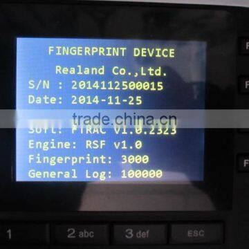 Biometric 3.2inch LCD Screen Fingerprint Time Recording Clock Attendance Password With USB TCP/IP photo-3