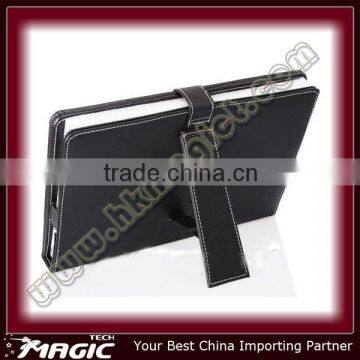 For 8inch tablet pc leather case keyboard