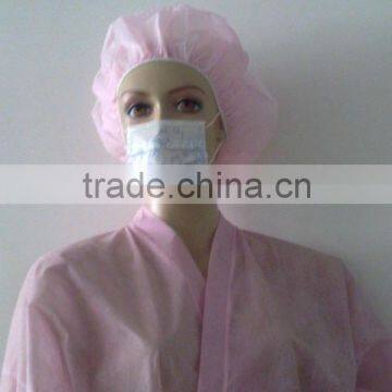 Disposable nonwoven nurse surgical round cap