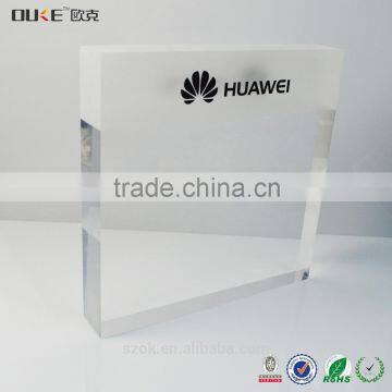 New Products Clear Engraved Acrylic Block
