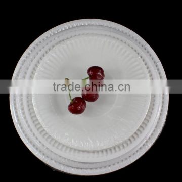 cheap 6 inch 8 inch 9inch 7inch white round disposable paper plate for cakes nut with factory price