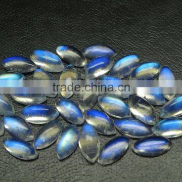 Aaa Very Nice Quality Gorgeous Rainbow Moonstone Smooth Marquise Shape