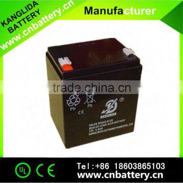 high power rechargeable batery 12v4ah lead acid battery for LED lamp