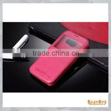 2015 Hot for samsung galaxy s6 case flip leather stand case cover bag, for samsung s6 leather case, s6 case