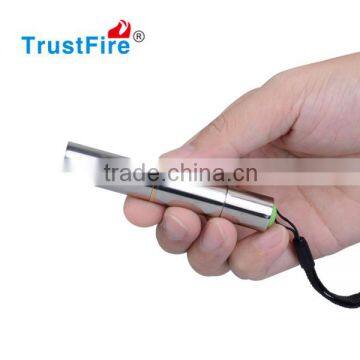 Mini Flashlight TrustFire TR-F23 CREE XP-E Q3 Led Light Stainless Steel Rechargeable & Waterproof Flashlight(1*AAA/10440) photo-4