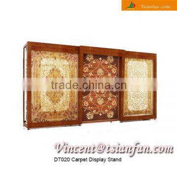 Push-pull style carpet display stand /Retro push-pull carpet display stand/ push-pull display rack/carpet display stand-DT020