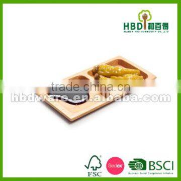 High quality hot selling small bamboo dish,wood dish wholesale