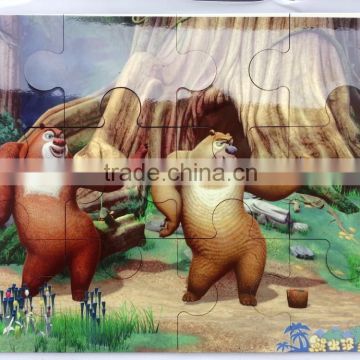 China manufacturer A4 DYE sublimation mdf jigsaw