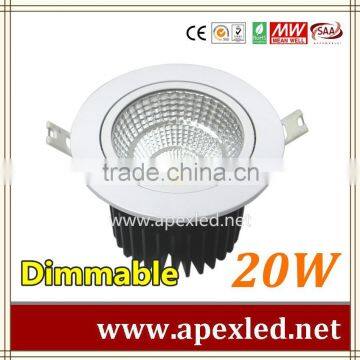 20watts cob led ceiling lamp recessed