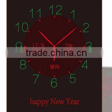 digital calendar large indoor digital clock digital wall clock thermometer