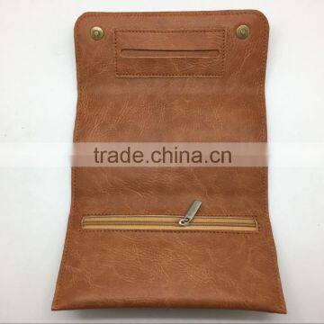 Custom logo high quality tobacco pouch bag leather from manufacturer