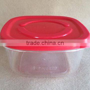 Plastic food storage container square 1L #TG10301