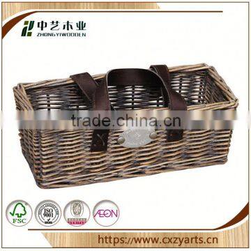 HOT SALE Decorative china factory hot sale furniture of wicker basket no handles
