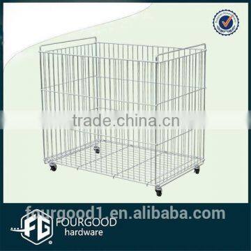 Chrome plated wire metal basket