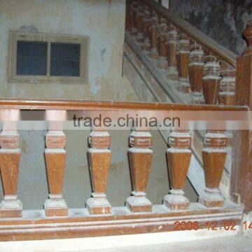 contemporary red marble balustrades