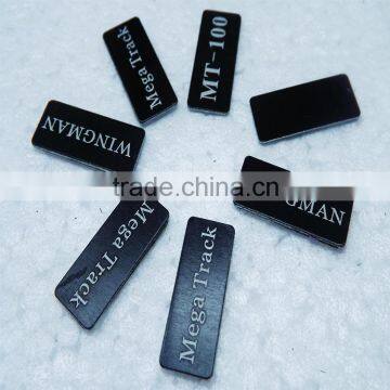 Laser engraving logo metal nameplates ,anodized aluminum nameplate