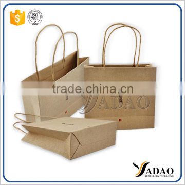 New recycle reusable custom Printed folding cute resealable paper bag For Wise buyer with low price with China factory wholesale