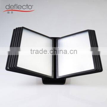 Menu Holder/menu Stand/menu Book With 10 Flips Black photo-2