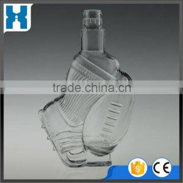 300ML UNIQUE CUSTOM DESIGN GLASS VODKA BOTTLE