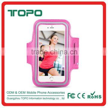 Sports running Arm belt arm bag outdoor sports leather mobile phone cover for iphone 6 6s plus
