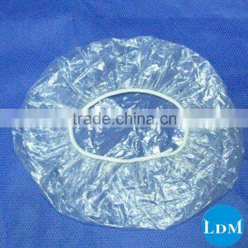 transparent shower cap