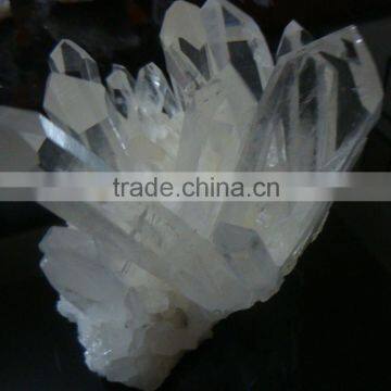 natural cluster quartz