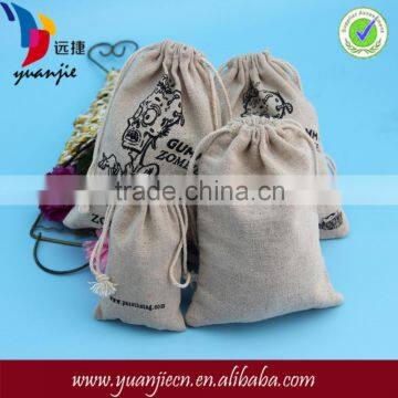 Customized hot selling lamination jute shopping pouch