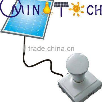 3W remote control solar wall light with mobile charger