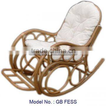 Antique Rattan Rocking Chair, Rattan Indoor Furniture, Rocking Chair For Living Room Furniture, Rattan Chair