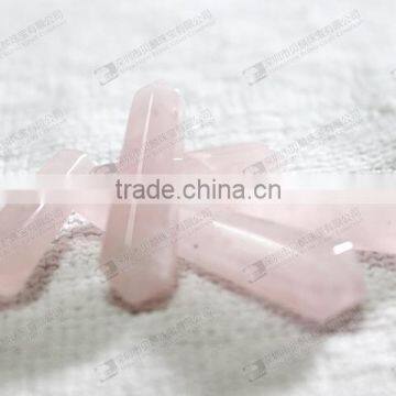 30mm Rose quartz points for pendant making