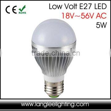 24V LED Bulb 5W 360Degree LED Lampada E27