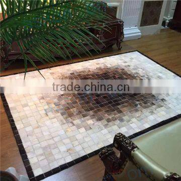 Leather Rug Patchwork Carpet