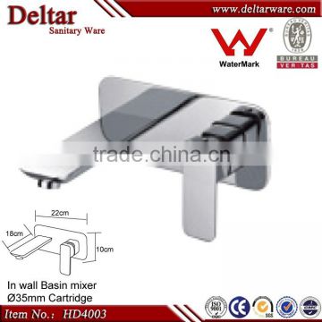 Australia standard Watermark Wall mounted Single Lever Basin Mixer (Trim), S.S flexible supply tube set, Australia faucet