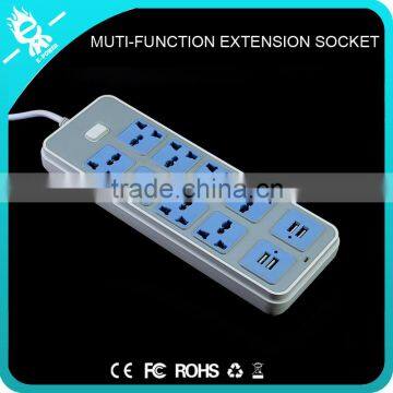 intelligent 4 gang extension 3 pin socket electrical socket power socket