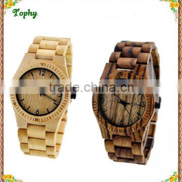 2016 New Arrival Bamboo Wooden Watch, Custom Logo Japan Movt Quartz Wood Watch photo-5