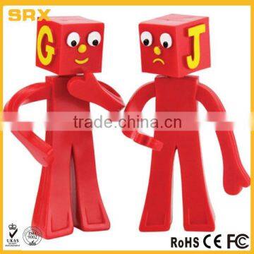 custom Blockheads Bendy Figures,OEM CATROON Bendy Figures with Blockheads