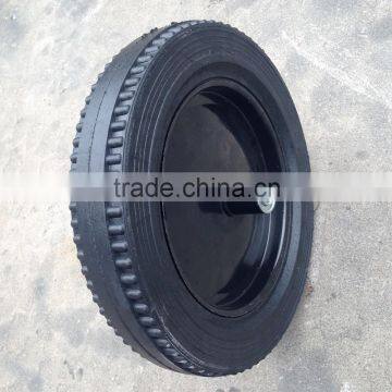 16 inch solid rubber tires